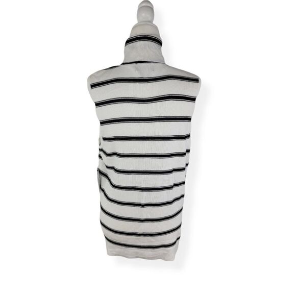 Liz Claiborne striped sleeveless turtle neck shirt XL NWT - Picture 3 of 4